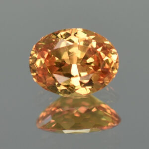 Yellow OrangeSapphire oval 9.54x7.32x4.65mm 2.61cts N AGL sa106 crop SOLD